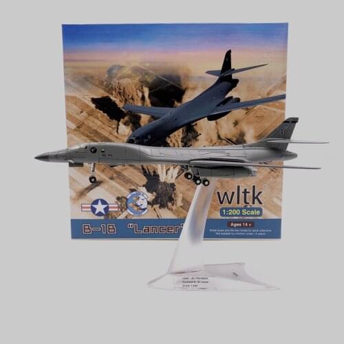 1:200 Scale Fighter Alloy model diecast Plane US Army B-1B Lancers Variable Swept Wing Strategic bomber Fighter model Airplane