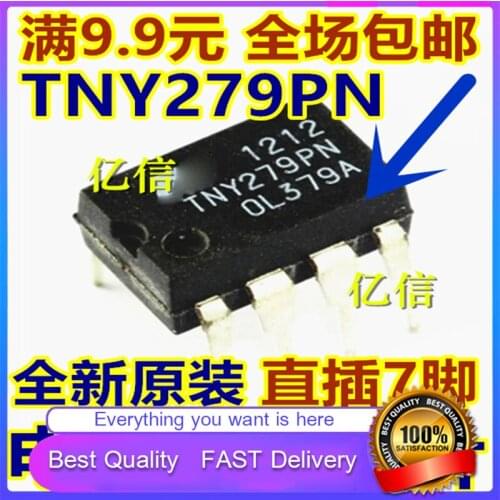 10Pcs/Lot New Original TNY279PN TNY279P Power ManagementChip DIRECT PLUG DIP-7 FEET