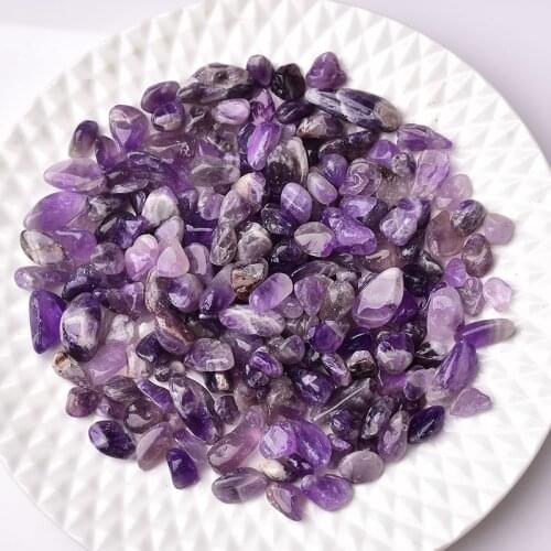 100g Natural Rose Quartz Gravel Crystal Mini Rock Mineral Specimen Healing Can Be Used for Aquarium Stone Home Decoration Crafts