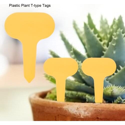 100 PCS Nursery Garden Plant Label Flower Marker Fruit Vegetable Seedling Tag Waterproof Sun-proof PP Plastic Label