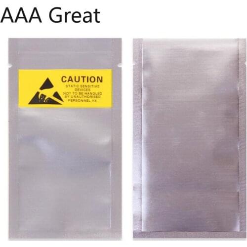 200Pcs/Lot Various Size Open Top Anti-Static Shielding Plastic Bag Electronic Batteries Anti Static storage Bags ESD Front Clear