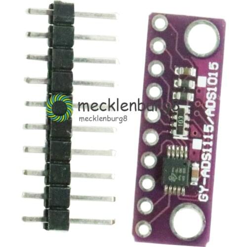 ADS1015 12 bit Precision Analog To Digital Converter ADC Development Board Microcontroller Programmer Module 2v 5v I2C Interface