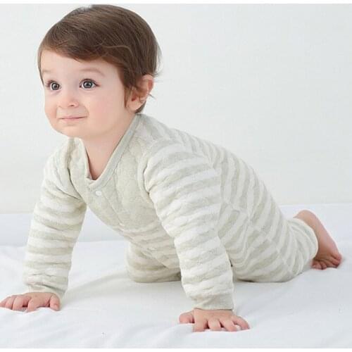 Promotion! spring Baby Romper Long Sleeves 100% Cotton Baby Pajamas Cartoon Jumpsuit Infant Girl Body Clothing