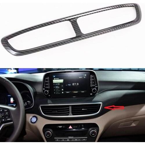 Accessories For Hyundai Tucson 2019 2020 Center Console Air Conditioning Outlet Frame Covers Stickers Car Styling