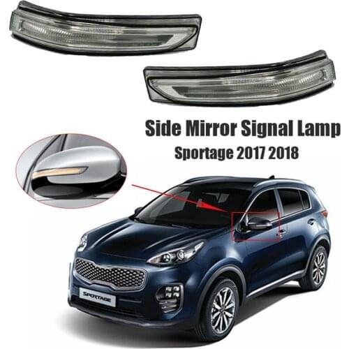 Car Rearview Mirror LED Turn Signal Lamp Flashing Light Side Mirror Signal Lamp for Kia Sportage 2017 2018 87624D9000