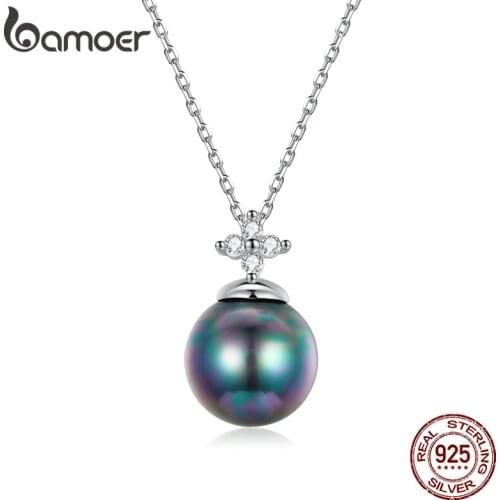 Женские ожерелья из жемчуга Bamoer China At AliExpress