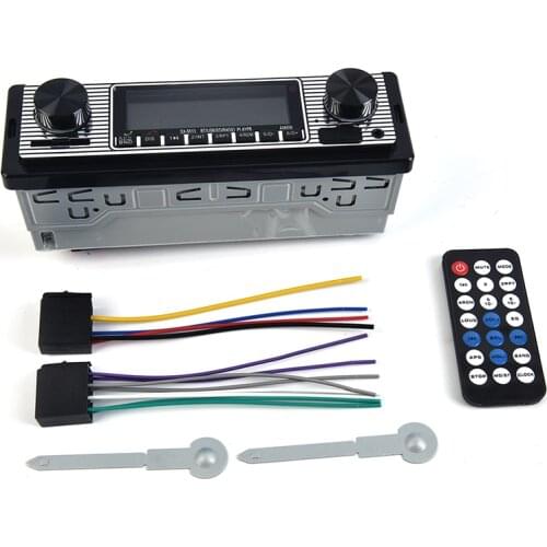 Bluetooth Retro Car Radio MP3 Player Stereo USB AUX Classic Car Stereo-Audio