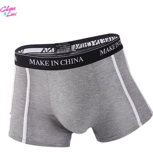 Chau Lui male underwear Modal men add fertilizer to increase fat big size men cotton underwear mens sexy boxers