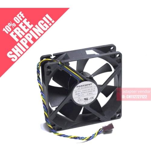 Foxconn 9225 DC12V 0.40 PV902512PSPF OH four-wire fan 9CM