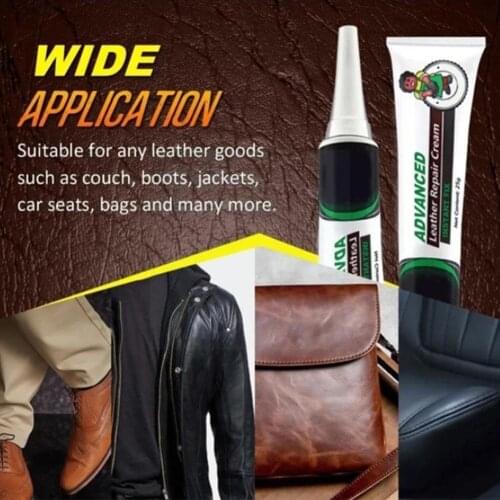 20ml Tube Leather Repair Gel Color Repair Home Car Cleaner Refurbishing Seat Leather Paste Complementary Cream Leather Repa U4Z5