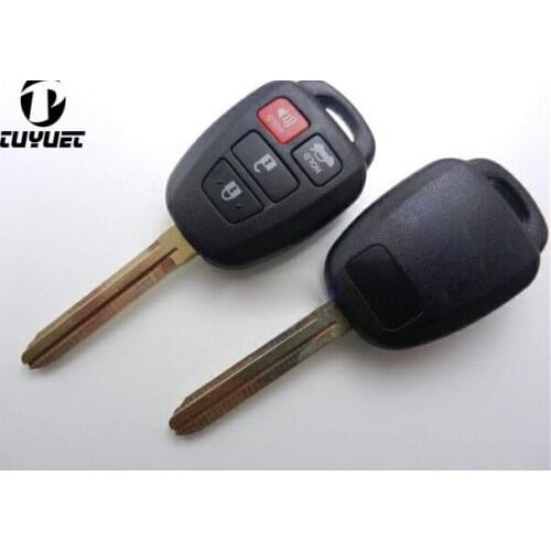 Good Quality 3+1 Buttons Remote Key Shell for 2012 Toyota Camry TOY43 Blade