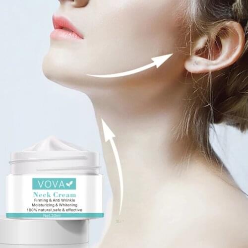 1pcs Neck Wrinkle Remover Cream Anti-Ageing Crease Neck Firming Skin Whitening Serum Nourishing Massage Neck Skin Care 30g TSLM1