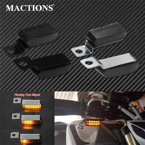 Motorcycle Mini LED Turn Signal Light Flowing Blinker Flashing Indicator Emark Lamp For Harley Cafe Racer For Honda For Yamaha