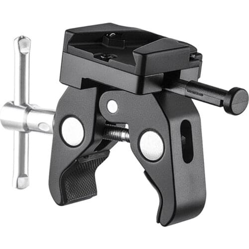 New V-Mount Battery Adapter with Clamp for Mounting to Light Stand Tripod for V-Mount Battery to Light Stand or Tripod