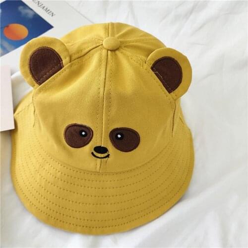 Fashion Panda Bucket Hat Cartoon Animal Leisure Fisherman Hat Outdoor Hiking Travel Beach Fishing Hat Sunscreen Woman Sunhat