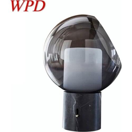 WPD Bedroom Table Lamp Modern Simple Design Marble Desk Light Home LED Decorative For Foyer Living Room Office