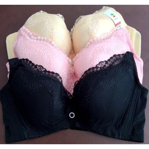 Women Plus Size Full Cup Unlined Seamed Sheer Lace Brassiere Underewire Lingerie Adjustable Strap Underwear 36 38 40 C D E Cup