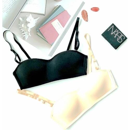 Women Must Have One 3D Invisible Underwear No Steel Ring Tube Top Thin Gather Non-Slip Bra