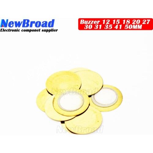 100 Pcs/Lot Piezoelectric Piezo Ceramic Wafer Plate Buzzer Loudspeaker Dia 18mm For Arduino Diy