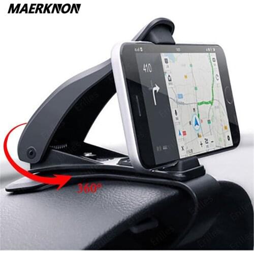 Car Phone Holder 360 Degree Adjustable Stand Car GPS Dashboard Bracket Smartphone holder For iphone Xiaomi Samsung Holder In Car