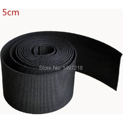 Free Shipping 2" inch 5cm 10yards thickening Polypropylene webbing ribbon tape for bags and hand made sewing accessories belt