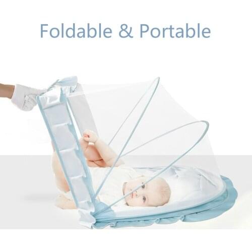 Baby Mosquito Net Baby Crib Canopy Portable Encryption Foldable Yurt Shielding Bottomless Baby Crib Canopy Newborn Bed cover