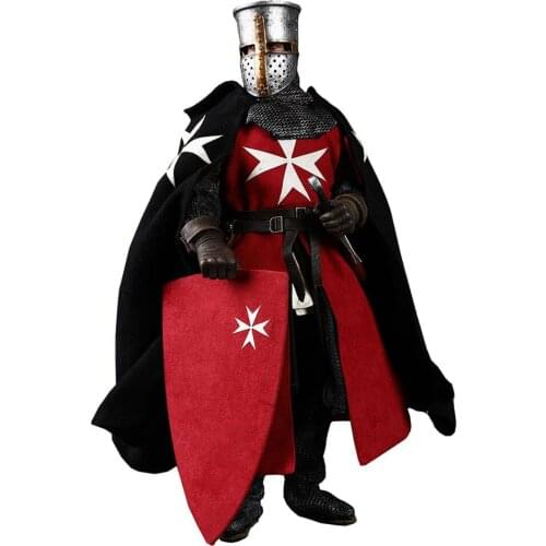 FIRE PHOENIX FP003 1/6 MALTA KNIGHT HOSPITALLER Male Figure Model 12'' Soldier Action Body Doll Full Set Toys In Stock