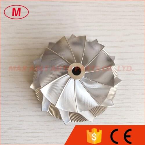 GTX3071 XX8849-2 54.06/71.40mm 11+0 blades high performance Point milling aluminum 2618/billet compressor wheel for 803712-0001