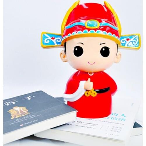 Creative storage tank cartoon Zhuangyuanlang storage piggy bank home desktop layout decoration ornaments children gifts