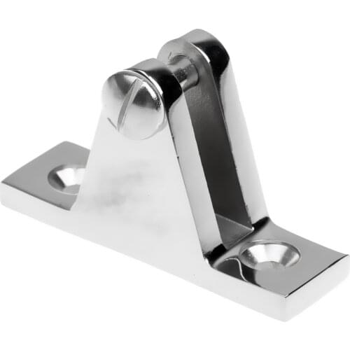 Boat Cover Straight Deck Hinge Fitting Side Mount With Eye End Cap