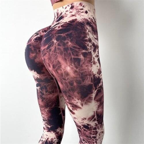 SALSPOR Print Yoga Leggings Women Sports High Waist Push Up Sweatpant Fitness Workout Joggings Athletics Gym Tight Legging