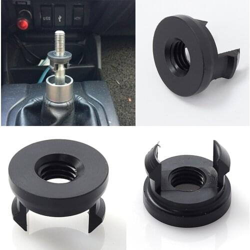 M10X1.5 10 1.5 Gear Shift Knob Boot Retainer Adapter Shift Cover Kit For Fit GK5