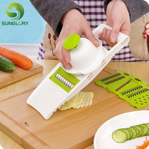 Multi Mandoline Vegetable Slicer Peeler Vegetables Cutter Tools With 5 Blades Carrot Cutter Grater Chopper Kitchen Gadgets Tools