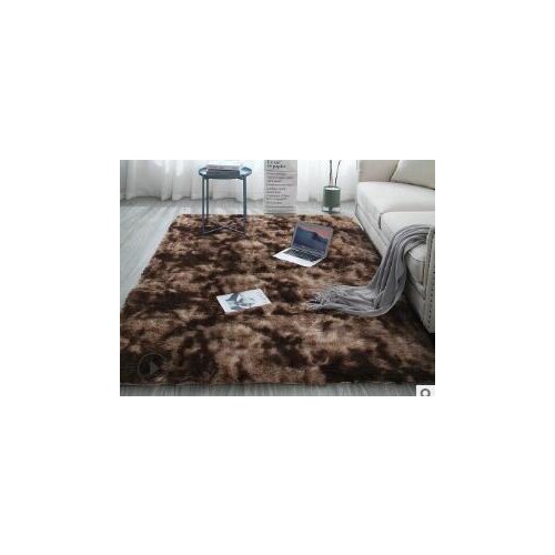 New Luxury Fluffy Area Rugs Stylish Tie Dye Print Ultra Soft Floor Solid Color Carpet For Living Room Bedroom