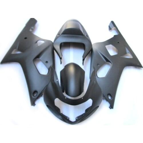 Motorcycle Fairings for SUZUKI GSXR 600 750 2001 2002 2003, Matte Black fairing kit GSXR600 GSXR750 01 02 03 PL94