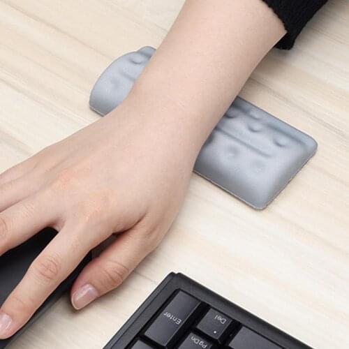 Office Wrist Rest Pad Non-fading Ergonomic Memory Foam Soft Computer Mouse Wrist Hand Rest Support