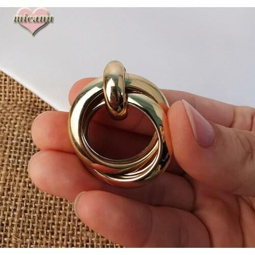 Earrings Hoop Gold Punk Vintage Aesthetic For Women Aretes Mujer Modernos Jewelry Sets Personalized Gift Atacado Accessories20