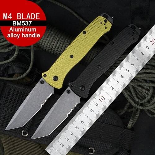 Butterfly Bm537A folding knife M4 blade aluminum alloy handle high hardness military knife portable tactical survival knife