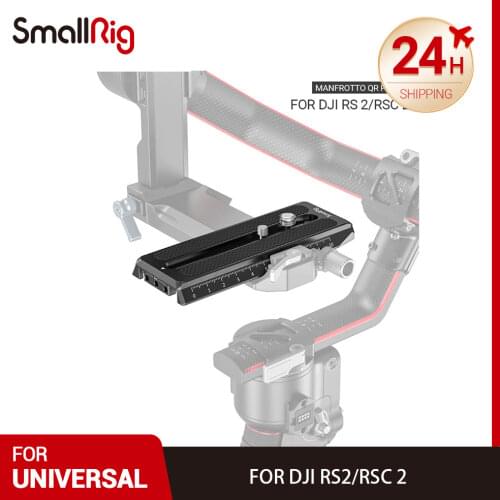 SmallRig Manfrotto Quick Release Plate for DJI RS 2/RSC 2/Ronin-S Gimbal 3158B