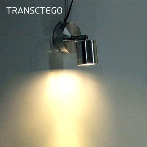 Led Spotlight Wall Lamp Rotatable Spot Light Ceiling Lights Background 3W 5W 270 Degree Adjustable Focus Lamp For Living Room