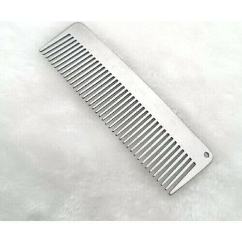 Titanium alloy comb anti-static anti-corrosion anti-allergic hair brush