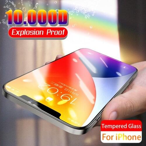 Screen Protector For iPhone 11 12 Pro Max Mini Tempered Glass 7 Plus 8 XR XS Max X SE 2020 7Plus 8Plus 12Pro 11Pro 12Mini Film