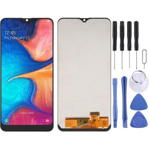 For Galaxy A20 A205F/DS, A205FN/DS, A205U, A205GN/DS, A205YN, A205G/DS, A205W incell LCD Screen and Digitizer Full Assembly