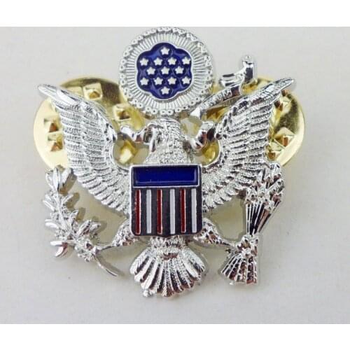 US AIR FORCE GENERAL OFFICER SHOULDER EAGLE BADGE PIN US RANK INSIGNIA