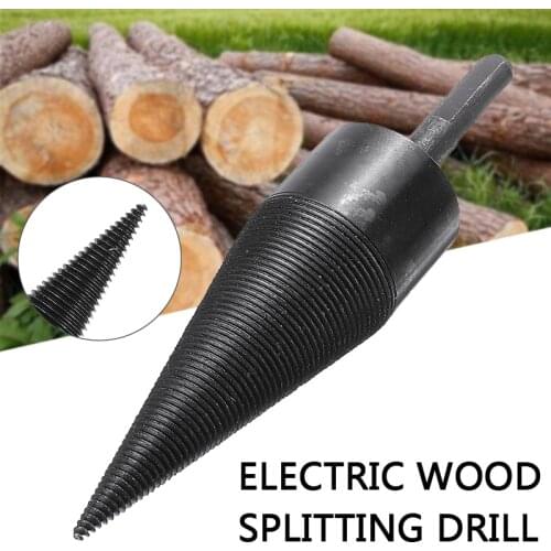 1pc 38mm Kindling Firewood Splitter Drill Bit Firewood Split Drill Bit SDS Plus Shank For Hammer Drill Household Machine