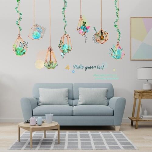 1pc 60*90cm Cute Unicorn Flamingo Tropical Tree Leave Wall Sticker Kids Bedroom Decoration Living Home Wallpaper Stickers Decals