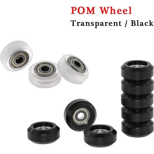 10pcs CNC Openbuilds Plastic wheel POM with Bearings big Models Passive Round wheel Idler Pulley Gear perlin wheel for v-slot