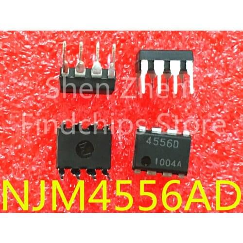 100% New&Original In Stock 4556AD NJM4556AD JRC4556AD DIP-8