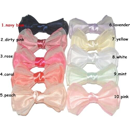 20pcs/lot , Supercute super fairy princess headdress double transparent gauze hair bow tie girls headdress accessories