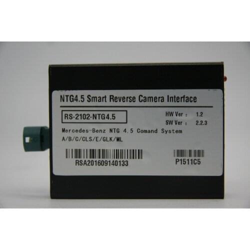 Car Reversing kits Cameras input interface for A/B/C/E/CLS/GLK/SLS Mercedes Benz ntg4.5 with moving guide lines